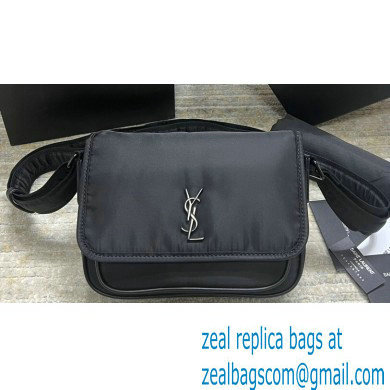 Saint Laurent niki small messenger Bag in nylon 776611 Black - Click Image to Close