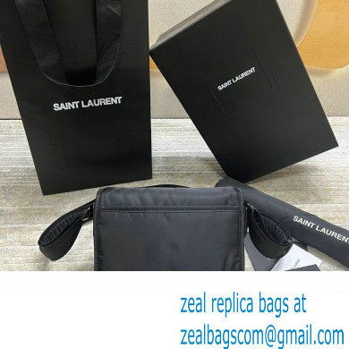 Saint Laurent niki small messenger Bag in nylon 776611 Black