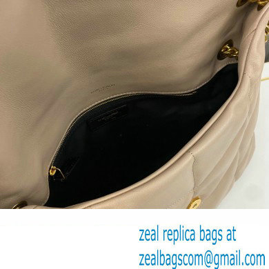 Saint Laurent puffer medium Bag in nappa leather 577475 Beige - Click Image to Close