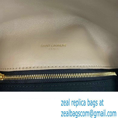 Saint Laurent puffer medium Bag in nappa leather 577475 Beige - Click Image to Close