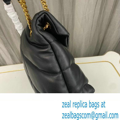 Saint Laurent puffer medium Bag in nappa leather 577475 Black/Gold