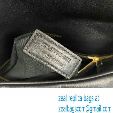 Saint Laurent puffer medium Bag in nappa leather 577475 Black/Gold