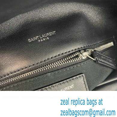 Saint Laurent puffer medium Bag in nappa leather 577475 Black/Silver