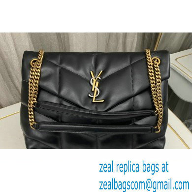 Saint Laurent puffer medium Bag in nappa leather 577475 Black/Tricolor - Click Image to Close