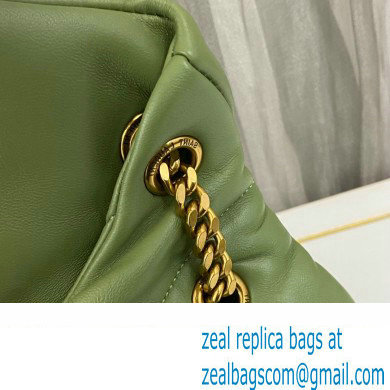 Saint Laurent puffer medium Bag in nappa leather 577475 Green