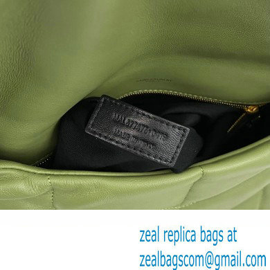 Saint Laurent puffer medium Bag in nappa leather 577475 Green