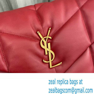 Saint Laurent puffer medium Bag in nappa leather 577475 Red - Click Image to Close