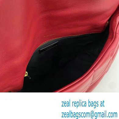 Saint Laurent puffer medium Bag in nappa leather 577475 Red