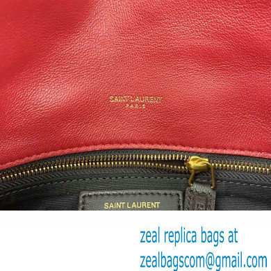 Saint Laurent puffer medium Bag in nappa leather 577475 Red - Click Image to Close