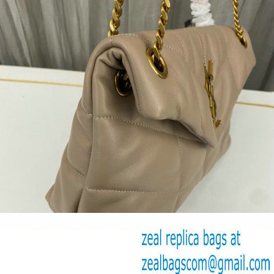 Saint Laurent puffer small Bag in nappa leather 577476 Beige - Click Image to Close