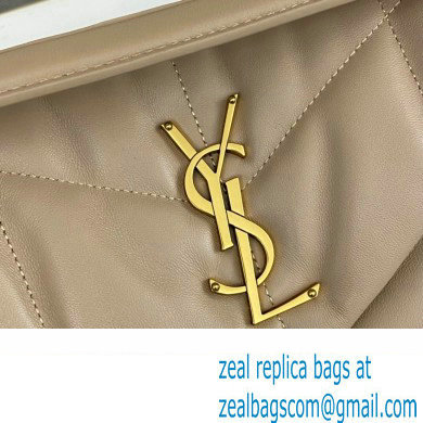 Saint Laurent puffer small Bag in nappa leather 577476 Beige - Click Image to Close