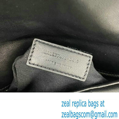 Saint Laurent puffer small Bag in nappa leather 577476 Black/Silver