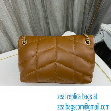 Saint Laurent puffer small Bag in nappa leather 577476 Brown