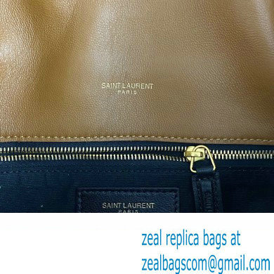 Saint Laurent puffer small Bag in nappa leather 577476 Brown