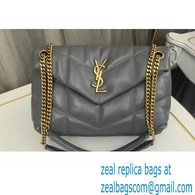 Saint Laurent puffer small Bag in nappa leather 577476 Gray - Click Image to Close