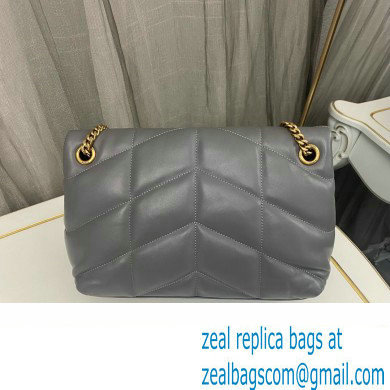 Saint Laurent puffer small Bag in nappa leather 577476 Gray