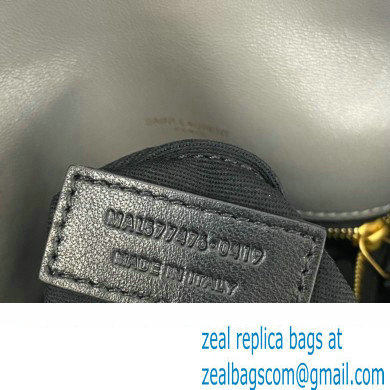 Saint Laurent puffer small Bag in nappa leather 577476 Gray