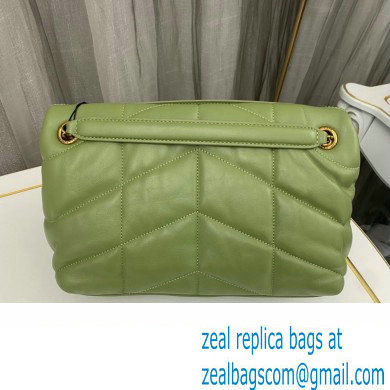 Saint Laurent puffer small Bag in nappa leather 577476 Green - Click Image to Close