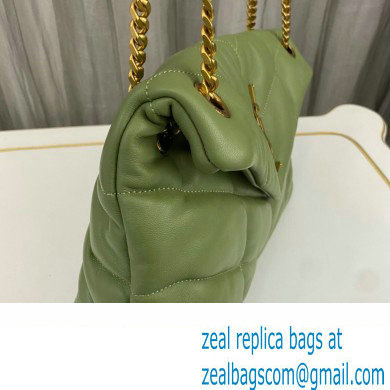 Saint Laurent puffer small Bag in nappa leather 577476 Green