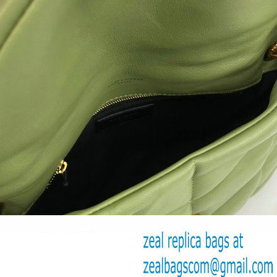 Saint Laurent puffer small Bag in nappa leather 577476 Green - Click Image to Close