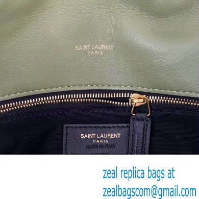 Saint Laurent puffer small Bag in nappa leather 577476 Green