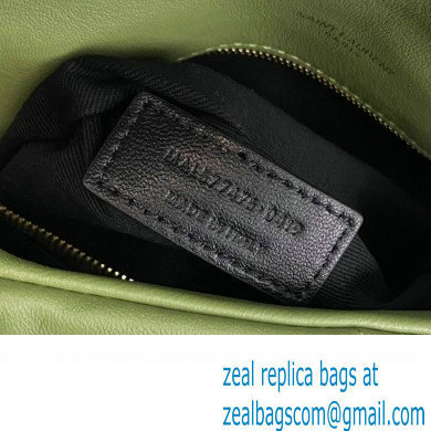 Saint Laurent puffer small Bag in nappa leather 577476 Green