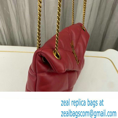 Saint Laurent puffer small Bag in nappa leather 577476 Red - Click Image to Close