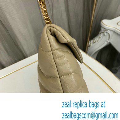 Saint Laurent toy puffer Bag in lambskin 759337 Beige - Click Image to Close