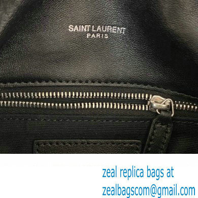 Saint Laurent toy puffer Bag in lambskin 759337 Black/Silver