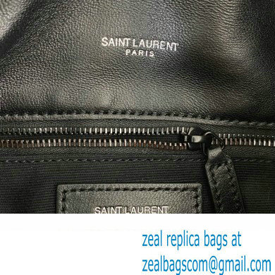 Saint Laurent toy puffer Bag in lambskin 759337 Black - Click Image to Close