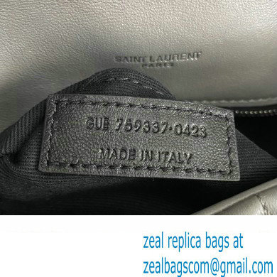Saint Laurent toy puffer Bag in lambskin 759337 Gray - Click Image to Close