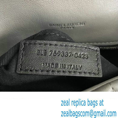 Saint Laurent toy puffer Bag in lambskin 759337 Gray