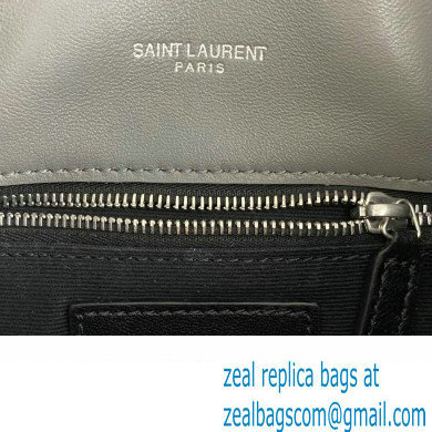 Saint Laurent toy puffer Bag in lambskin 759337 Gray
