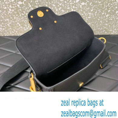 Valentino Alltime shoulder bag in grainy calfskin Black 2024 - Click Image to Close