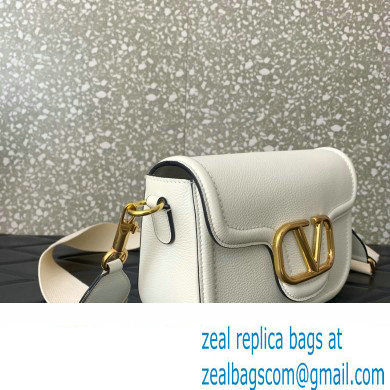 Valentino Alltime shoulder bag in grainy calfskin White 2024