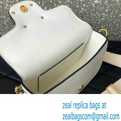 Valentino Alltime shoulder bag in grainy calfskin White 2024 - Click Image to Close