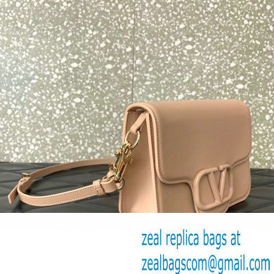 Valentino Loco Shoulder Bag in calfskin Nude 2024 - Click Image to Close