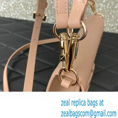Valentino Loco Shoulder Bag in calfskin Nude 2024