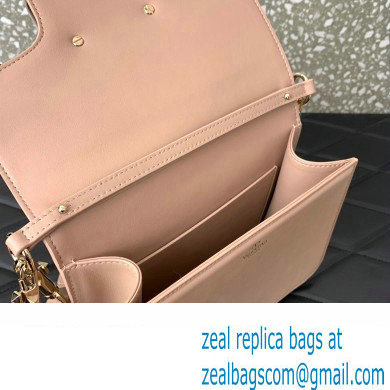 Valentino Loco Shoulder Bag in calfskin Nude 2024