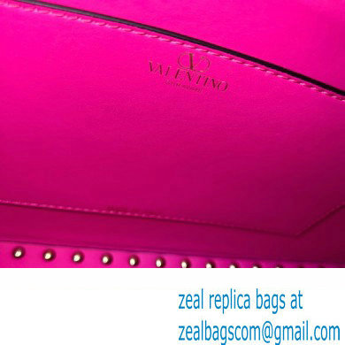 Valentino Rockstud E/W calfskin Large handbag Fuchsia 2023