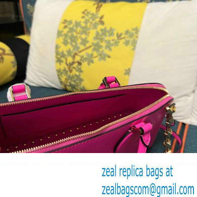 Valentino Rockstud E/W calfskin Large handbag Fuchsia 2023