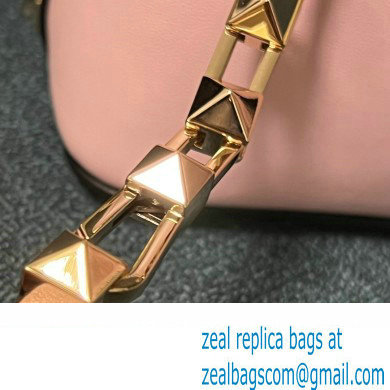 Valentino Rockstud E/W calfskin Large handbag Pink 2023