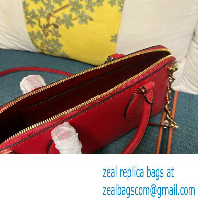 Valentino Rockstud E/W calfskin Large handbag Red 2023