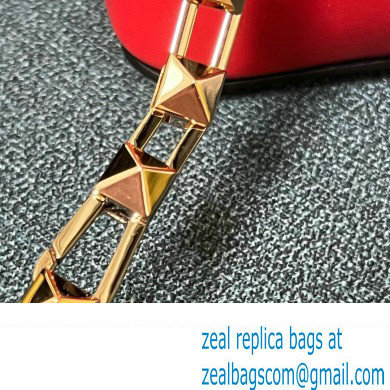 Valentino Rockstud E/W calfskin Large handbag Red 2023 - Click Image to Close