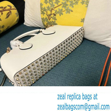 Valentino Rockstud E/W calfskin Large handbag White 2023