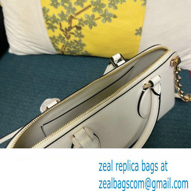Valentino Rockstud E/W calfskin Large handbag White 2023 - Click Image to Close
