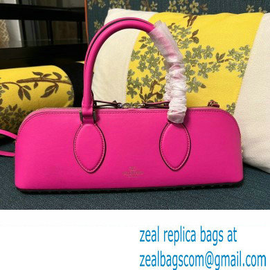 Valentino Rockstud E/W calfskin Small handbag Fuchsia 2023