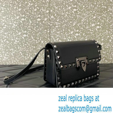 Valentino Rockstud23 Small Shoulder Bag In Smooth Calfskin 0242 Black 2023