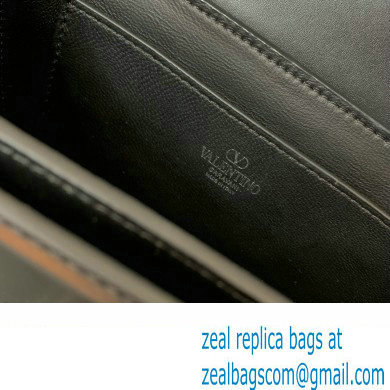 Valentino Rockstud23 Small Shoulder Bag In Smooth Calfskin 0242 Black 2023 - Click Image to Close