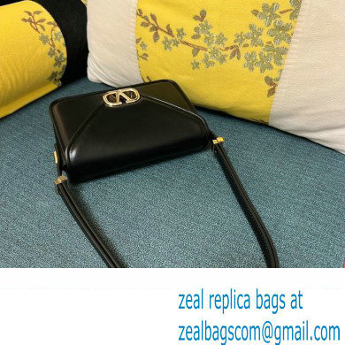 Valentino shoulder Letter Small Bag in smooth calfskin Black 2023